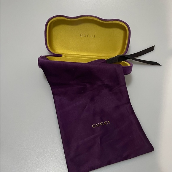 Gucci Oval Ladies Sunglasses GG0279SA 001 57MM Black - Picture 9 of 9